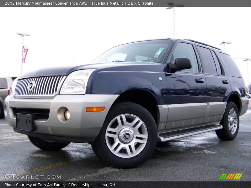 True Blue Metallic / Dark Graphite 2003 Mercury Mountaineer Convenience AWD