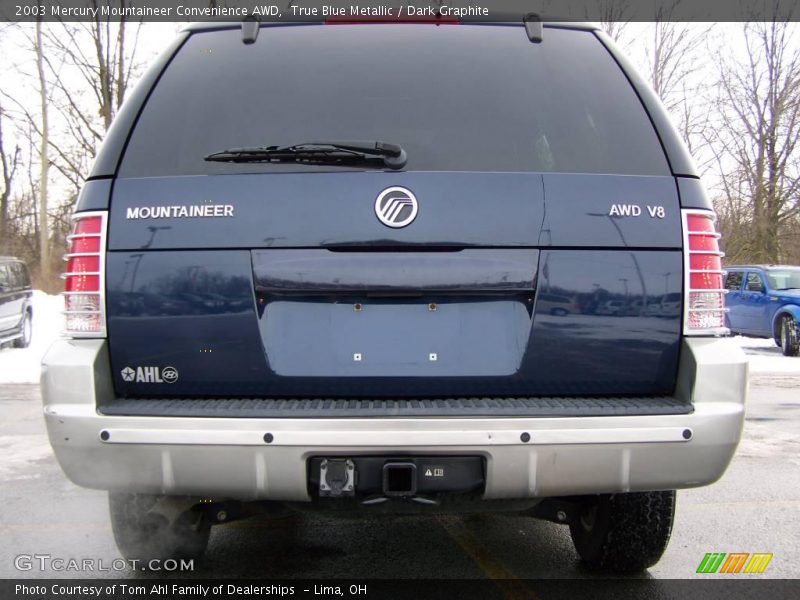 True Blue Metallic / Dark Graphite 2003 Mercury Mountaineer Convenience AWD