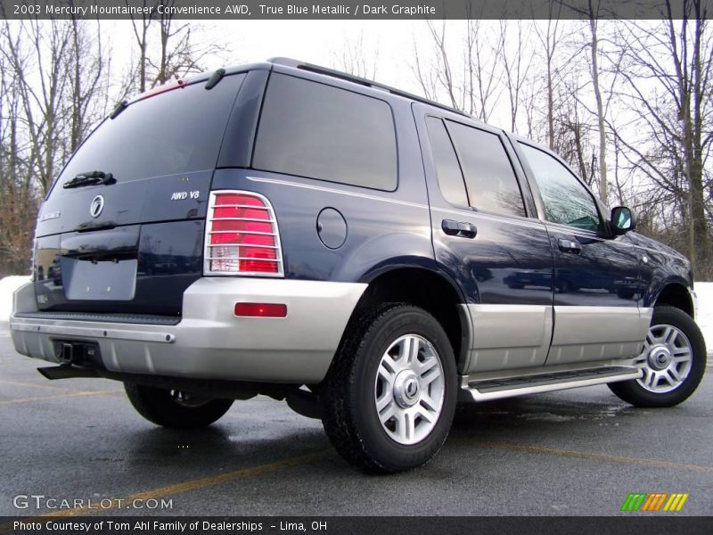 True Blue Metallic / Dark Graphite 2003 Mercury Mountaineer Convenience AWD