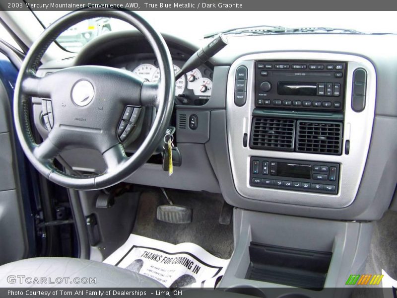 True Blue Metallic / Dark Graphite 2003 Mercury Mountaineer Convenience AWD