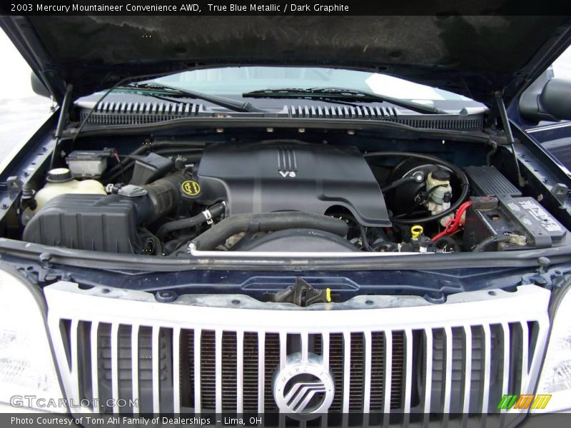 True Blue Metallic / Dark Graphite 2003 Mercury Mountaineer Convenience AWD