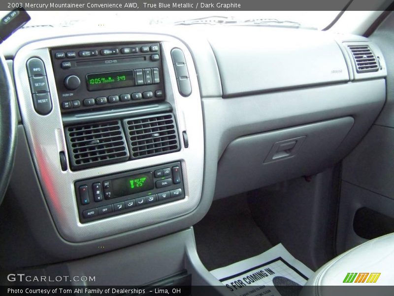 True Blue Metallic / Dark Graphite 2003 Mercury Mountaineer Convenience AWD