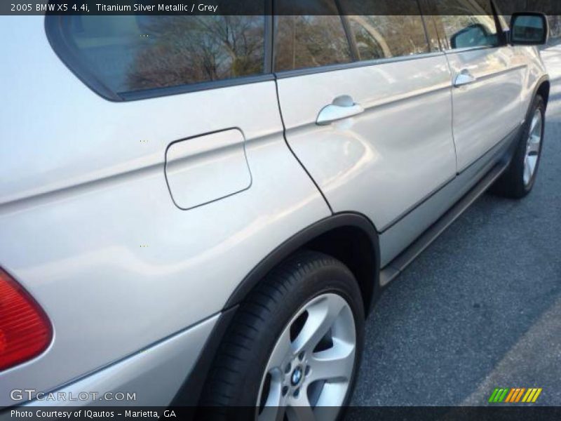Titanium Silver Metallic / Grey 2005 BMW X5 4.4i