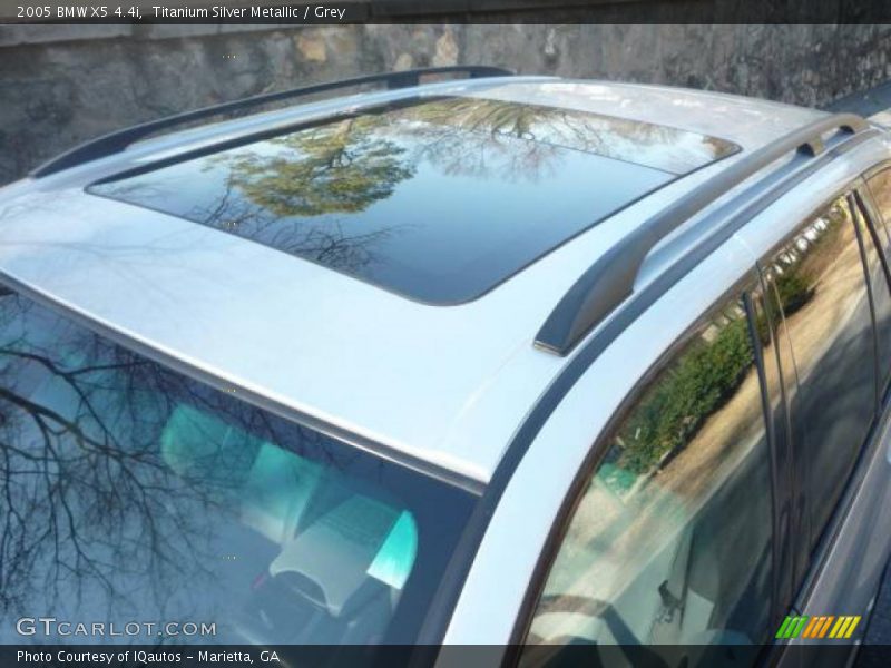 Titanium Silver Metallic / Grey 2005 BMW X5 4.4i