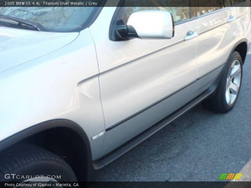 Titanium Silver Metallic / Grey 2005 BMW X5 4.4i