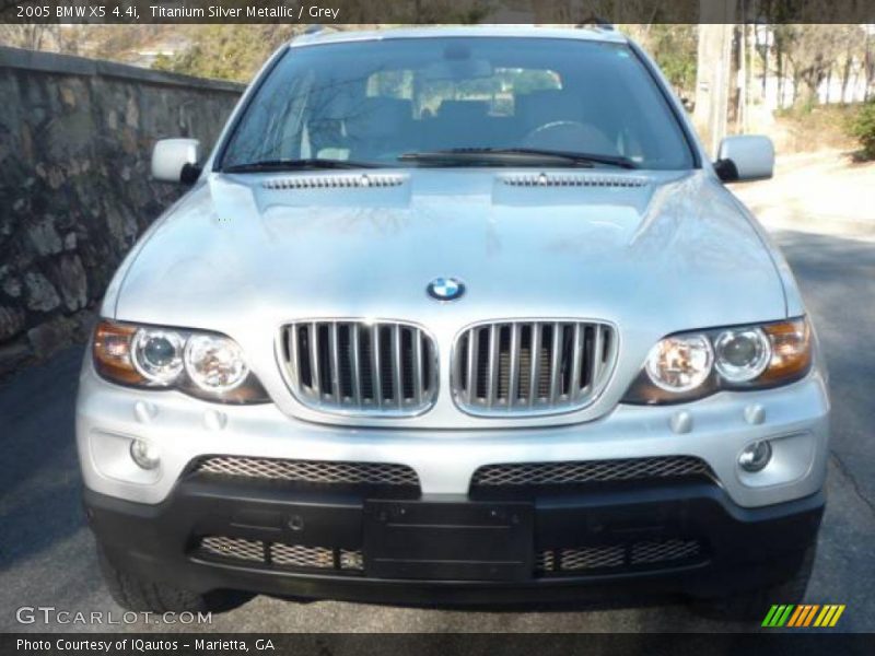 Titanium Silver Metallic / Grey 2005 BMW X5 4.4i