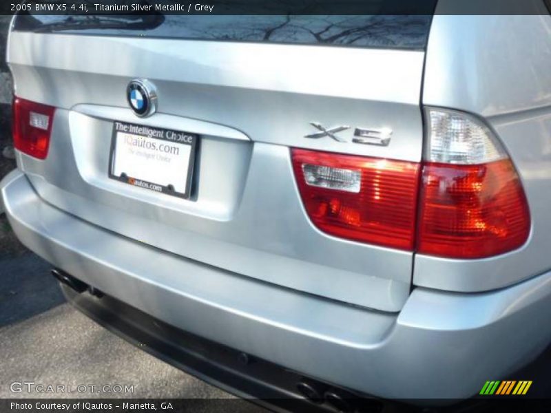 Titanium Silver Metallic / Grey 2005 BMW X5 4.4i