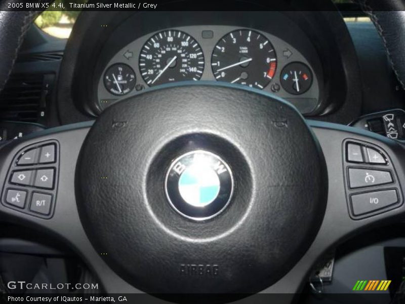 Titanium Silver Metallic / Grey 2005 BMW X5 4.4i