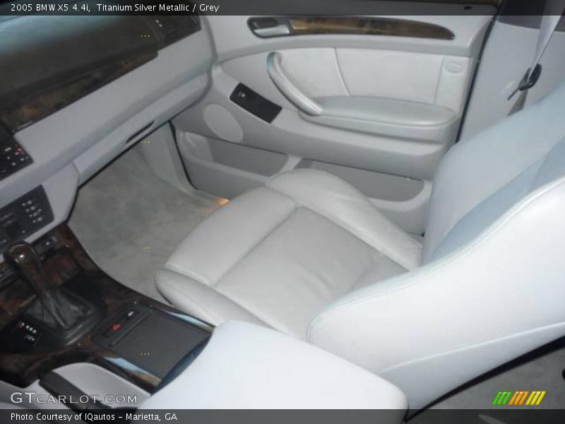Titanium Silver Metallic / Grey 2005 BMW X5 4.4i