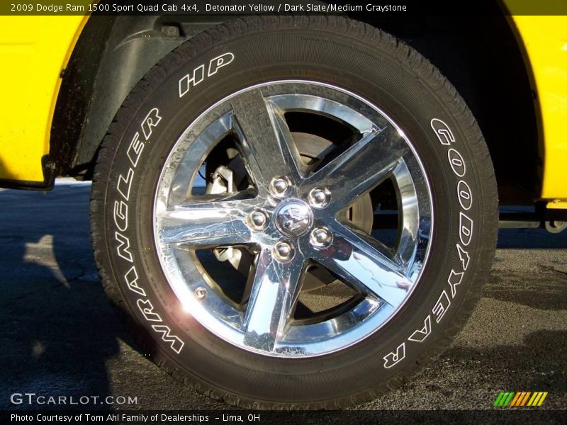 Detonator Yellow / Dark Slate/Medium Graystone 2009 Dodge Ram 1500 Sport Quad Cab 4x4