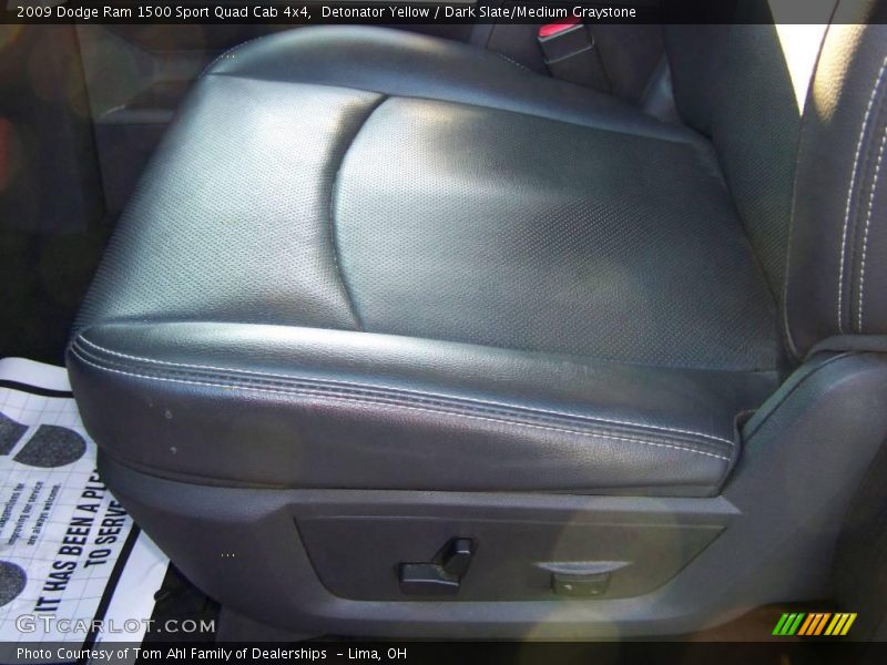 Detonator Yellow / Dark Slate/Medium Graystone 2009 Dodge Ram 1500 Sport Quad Cab 4x4