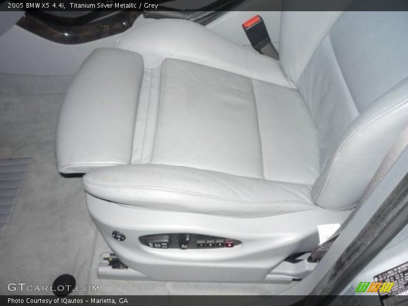 Titanium Silver Metallic / Grey 2005 BMW X5 4.4i