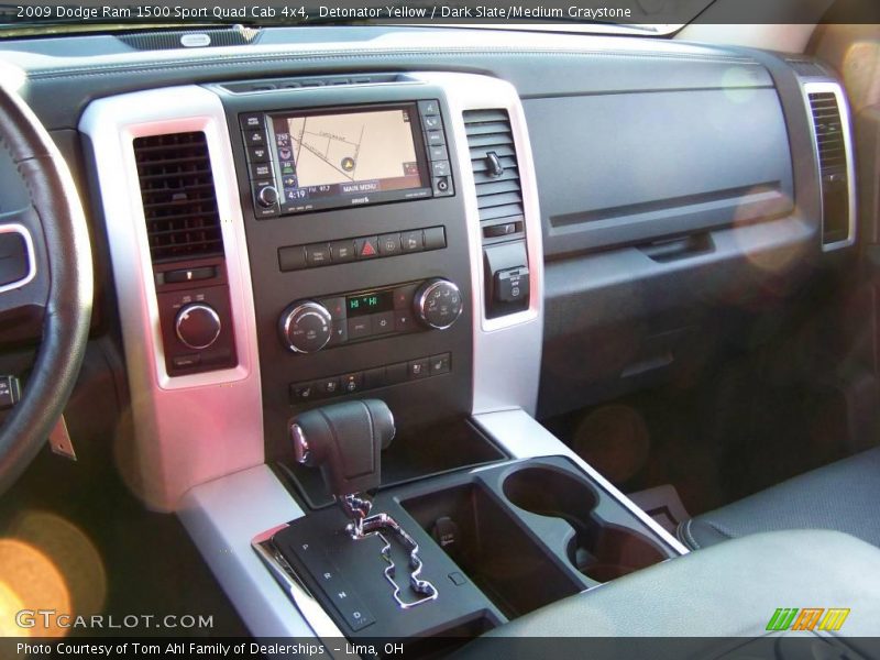 Detonator Yellow / Dark Slate/Medium Graystone 2009 Dodge Ram 1500 Sport Quad Cab 4x4