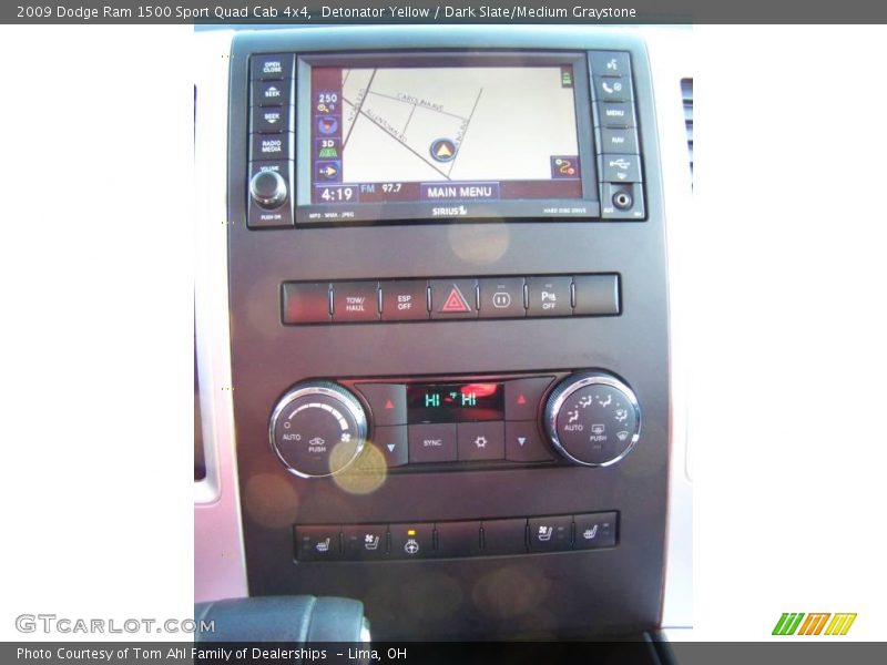Detonator Yellow / Dark Slate/Medium Graystone 2009 Dodge Ram 1500 Sport Quad Cab 4x4