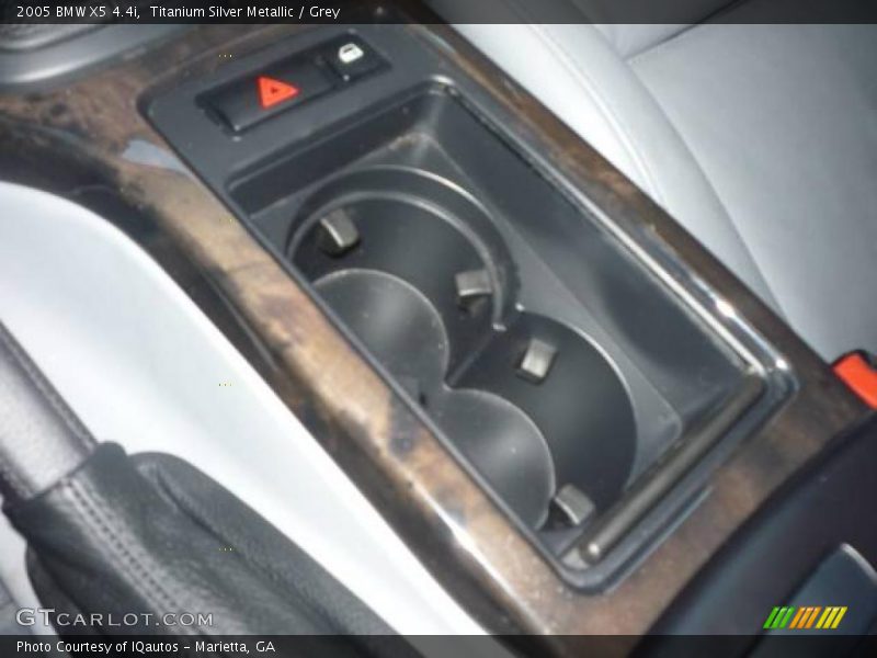 Titanium Silver Metallic / Grey 2005 BMW X5 4.4i