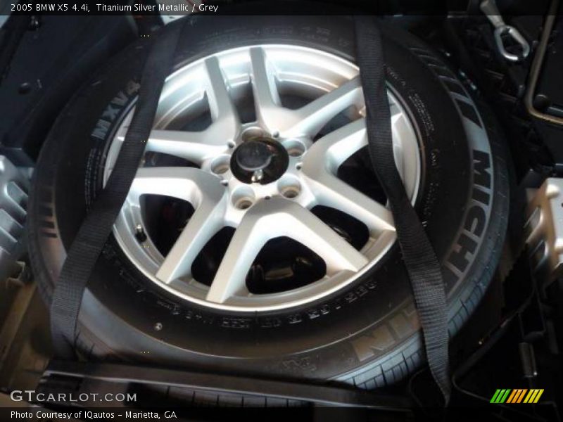 Titanium Silver Metallic / Grey 2005 BMW X5 4.4i