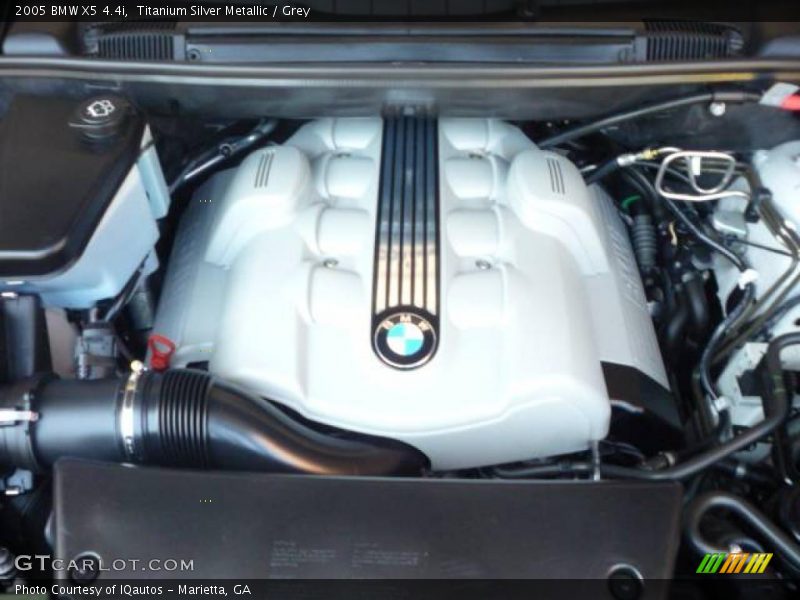 Titanium Silver Metallic / Grey 2005 BMW X5 4.4i