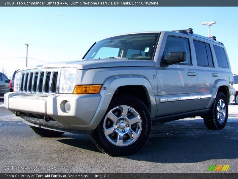Light Graystone Pearl / Dark Khaki/Light Graystone 2008 Jeep Commander Limited 4x4