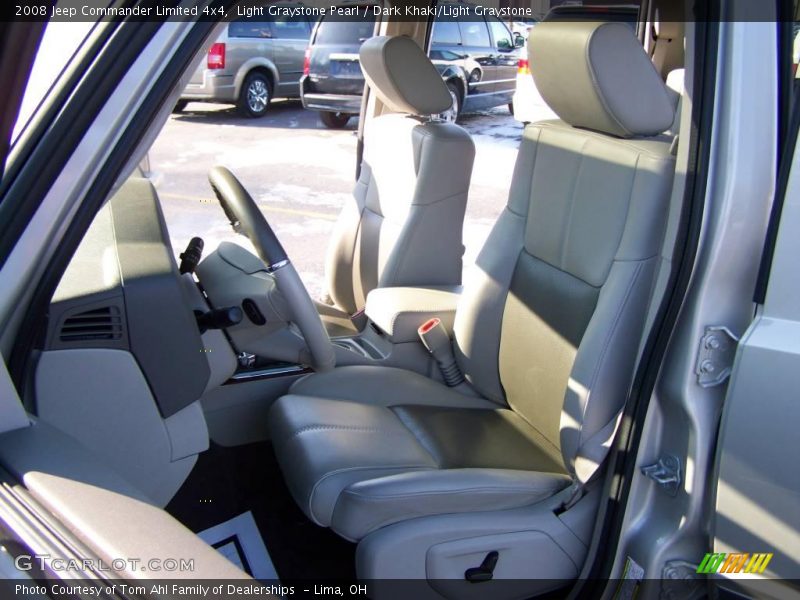 Light Graystone Pearl / Dark Khaki/Light Graystone 2008 Jeep Commander Limited 4x4