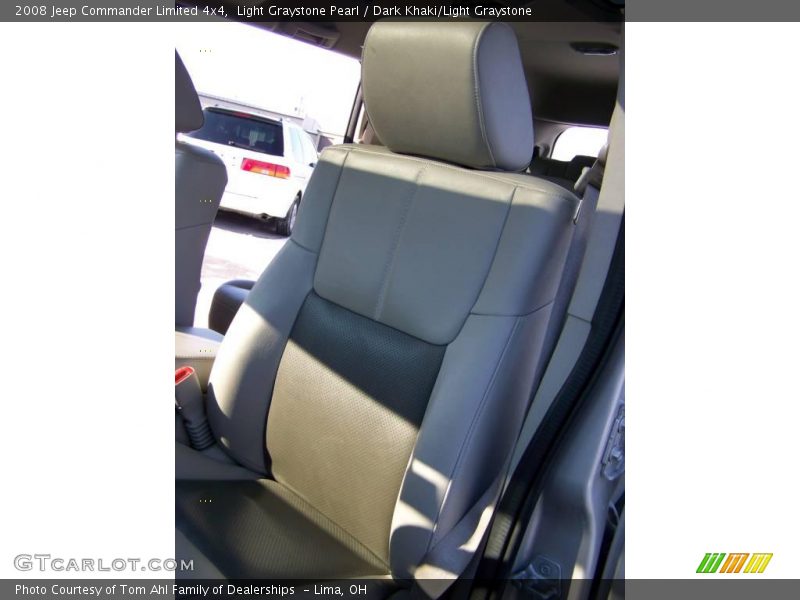 Light Graystone Pearl / Dark Khaki/Light Graystone 2008 Jeep Commander Limited 4x4