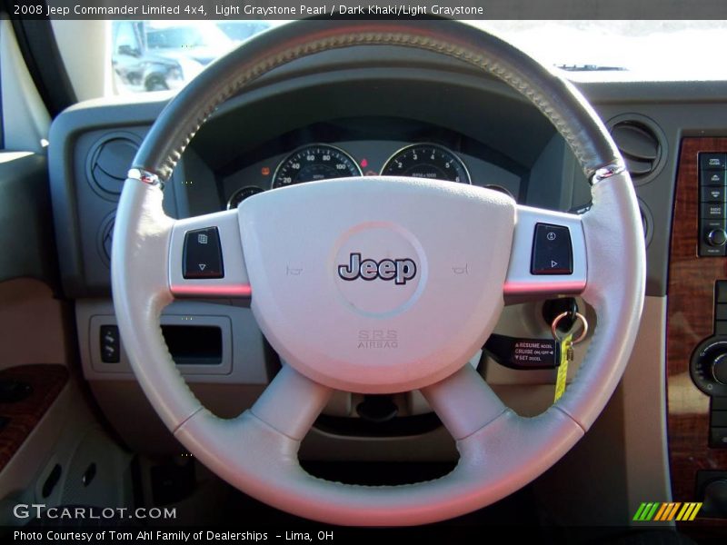 Light Graystone Pearl / Dark Khaki/Light Graystone 2008 Jeep Commander Limited 4x4