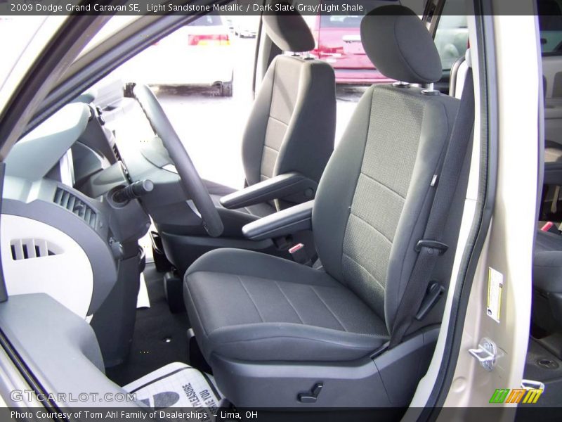 Light Sandstone Metallic / Dark Slate Gray/Light Shale 2009 Dodge Grand Caravan SE
