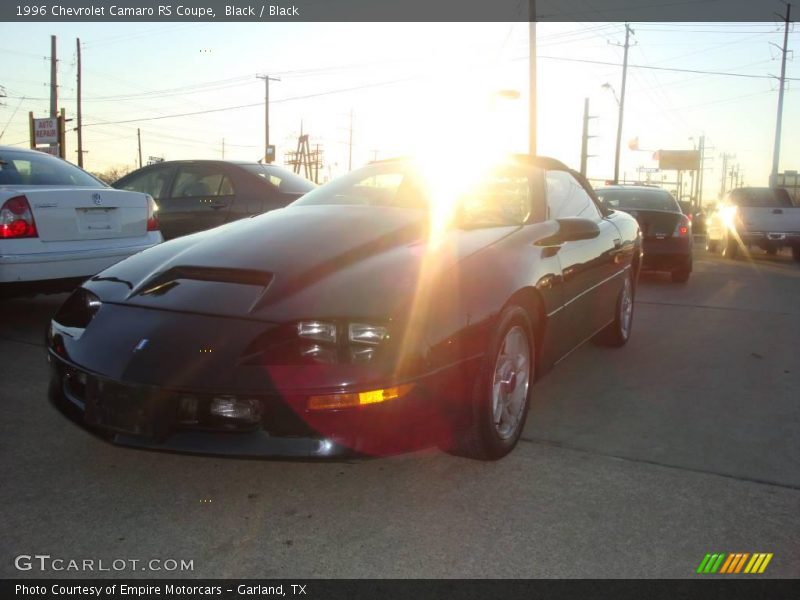 Black / Black 1996 Chevrolet Camaro RS Coupe