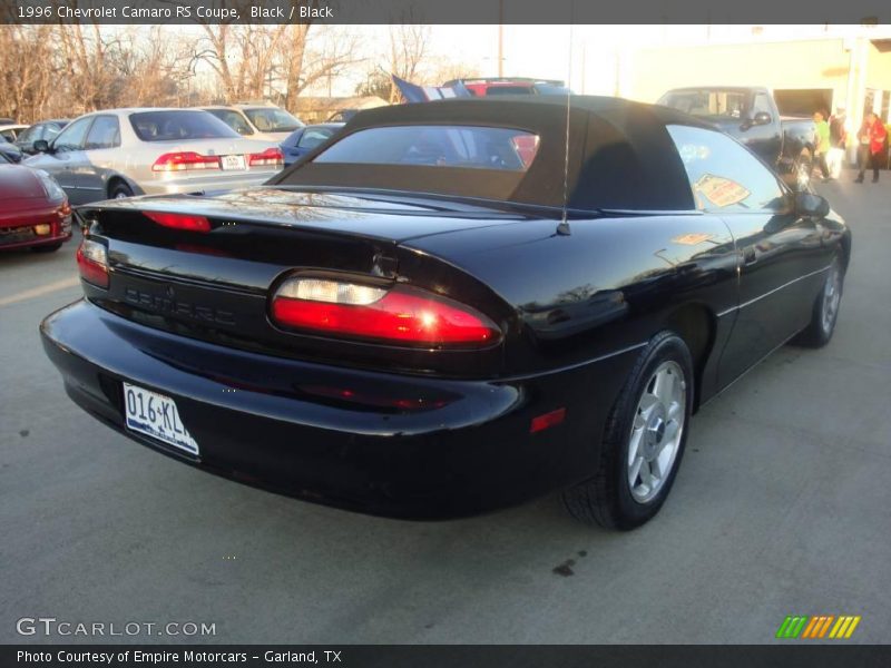 Black / Black 1996 Chevrolet Camaro RS Coupe
