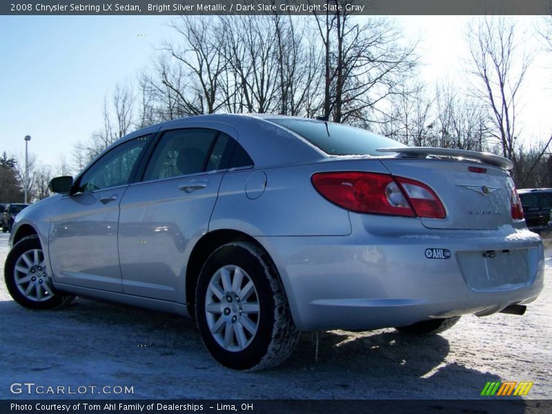 Bright Silver Metallic / Dark Slate Gray/Light Slate Gray 2008 Chrysler Sebring LX Sedan