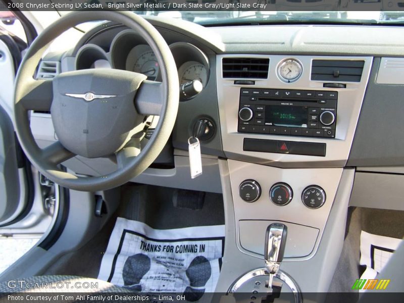 Bright Silver Metallic / Dark Slate Gray/Light Slate Gray 2008 Chrysler Sebring LX Sedan