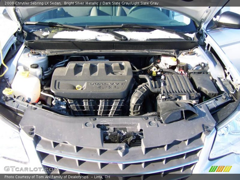 Bright Silver Metallic / Dark Slate Gray/Light Slate Gray 2008 Chrysler Sebring LX Sedan