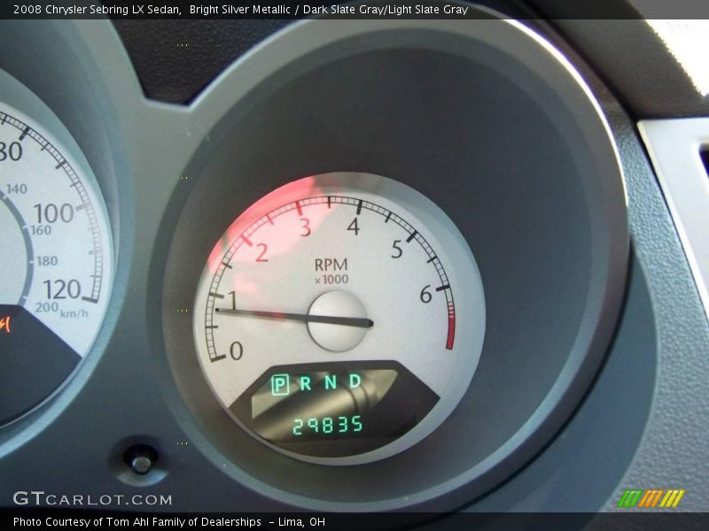 Bright Silver Metallic / Dark Slate Gray/Light Slate Gray 2008 Chrysler Sebring LX Sedan