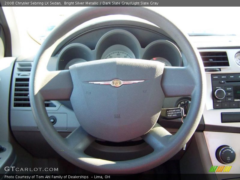Bright Silver Metallic / Dark Slate Gray/Light Slate Gray 2008 Chrysler Sebring LX Sedan