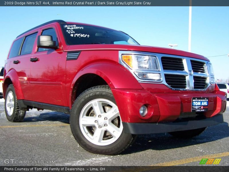 Inferno Red Crystal Pearl / Dark Slate Gray/Light Slate Gray 2009 Dodge Nitro SLT 4x4