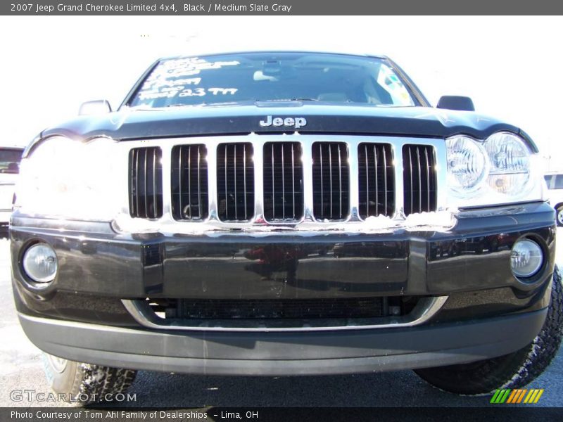 Black / Medium Slate Gray 2007 Jeep Grand Cherokee Limited 4x4