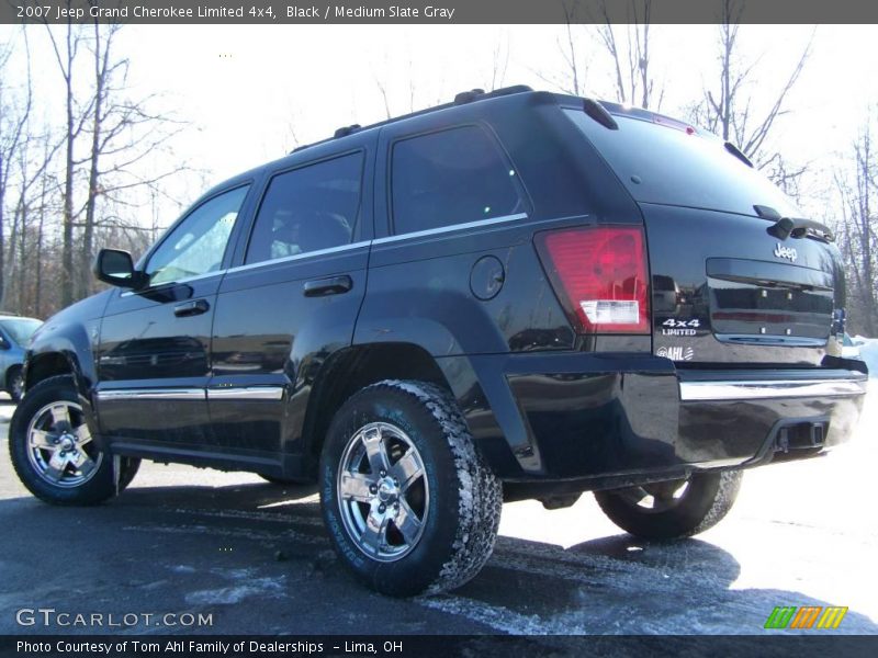 Black / Medium Slate Gray 2007 Jeep Grand Cherokee Limited 4x4