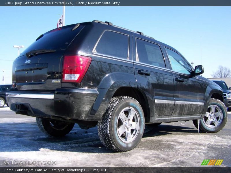 Black / Medium Slate Gray 2007 Jeep Grand Cherokee Limited 4x4