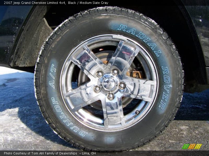 Black / Medium Slate Gray 2007 Jeep Grand Cherokee Limited 4x4