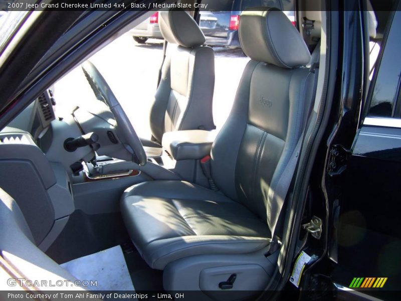 Black / Medium Slate Gray 2007 Jeep Grand Cherokee Limited 4x4