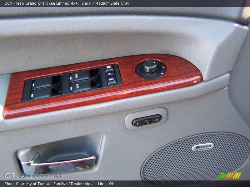 Black / Medium Slate Gray 2007 Jeep Grand Cherokee Limited 4x4