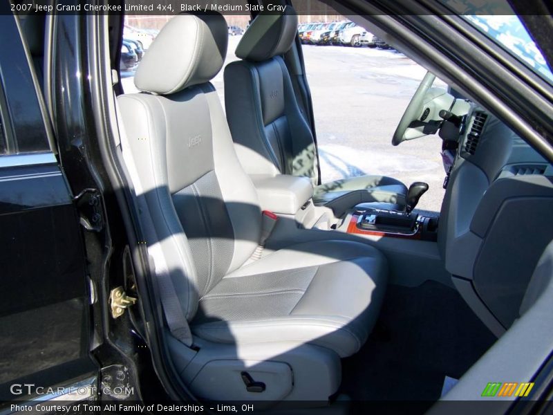 Black / Medium Slate Gray 2007 Jeep Grand Cherokee Limited 4x4