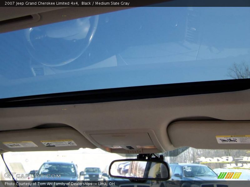 Black / Medium Slate Gray 2007 Jeep Grand Cherokee Limited 4x4