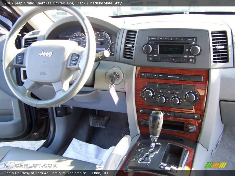 Black / Medium Slate Gray 2007 Jeep Grand Cherokee Limited 4x4