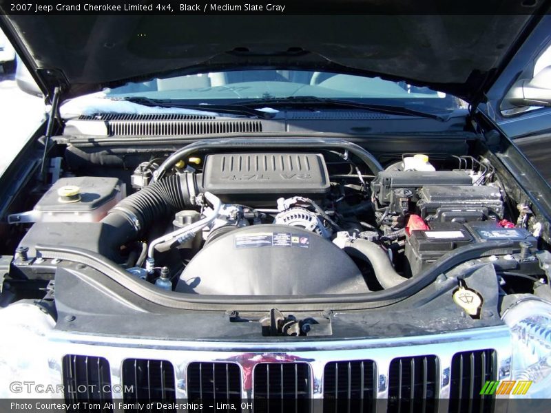 Black / Medium Slate Gray 2007 Jeep Grand Cherokee Limited 4x4