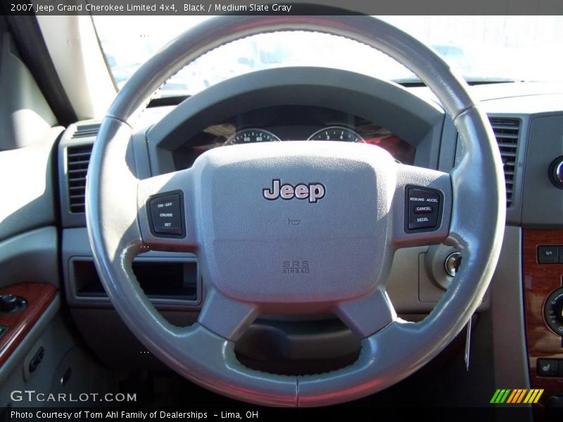 Black / Medium Slate Gray 2007 Jeep Grand Cherokee Limited 4x4