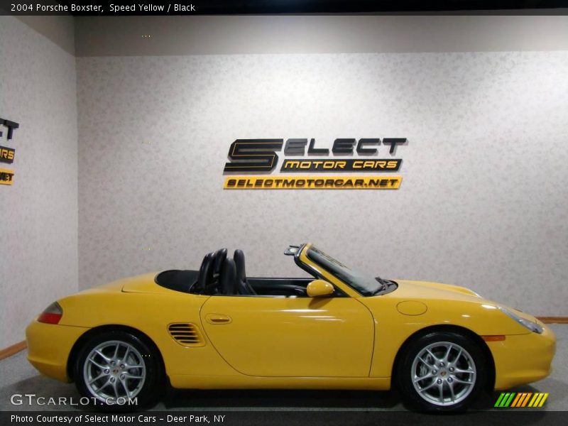 Speed Yellow / Black 2004 Porsche Boxster