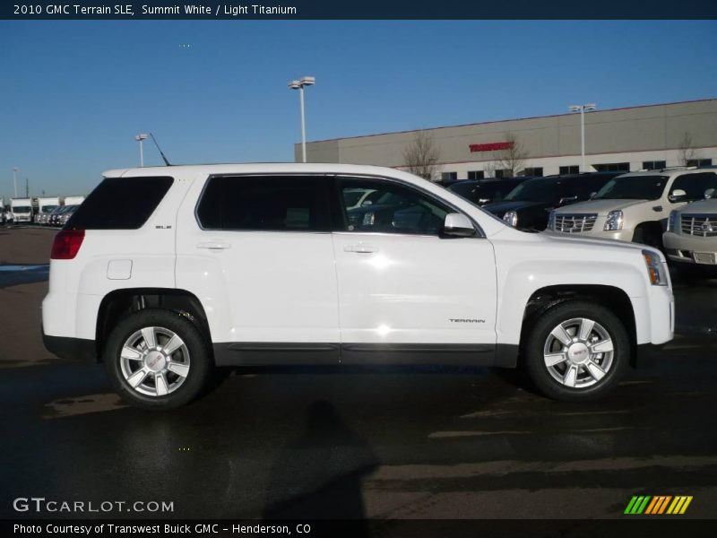 Summit White / Light Titanium 2010 GMC Terrain SLE