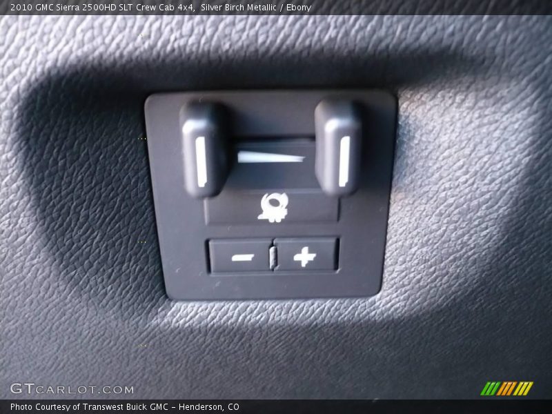 Silver Birch Metallic / Ebony 2010 GMC Sierra 2500HD SLT Crew Cab 4x4
