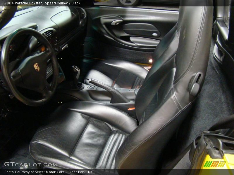 Speed Yellow / Black 2004 Porsche Boxster
