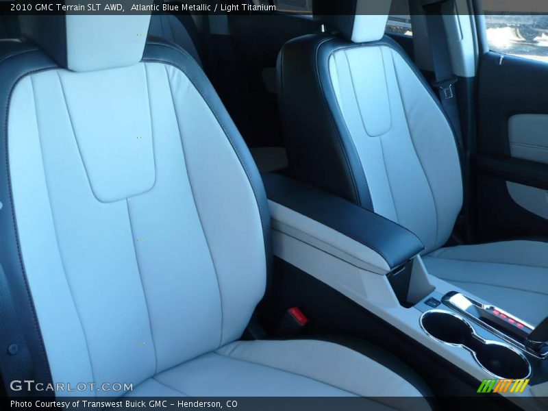 Atlantic Blue Metallic / Light Titanium 2010 GMC Terrain SLT AWD